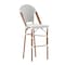 Flash Furniture Lourdes Stackable IndoorOutdoor French Bistro 30 High Barstool, WhiteGray and Bamboo Finish SDA-AD642001-F-BS-WHGY-NAT-GG - alternate 5